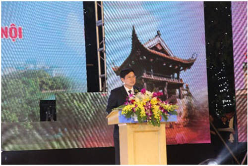 Phó Chủ tịch UBND thành phố Hà Nội Ngô Văn Quý phát biểu khai mạc